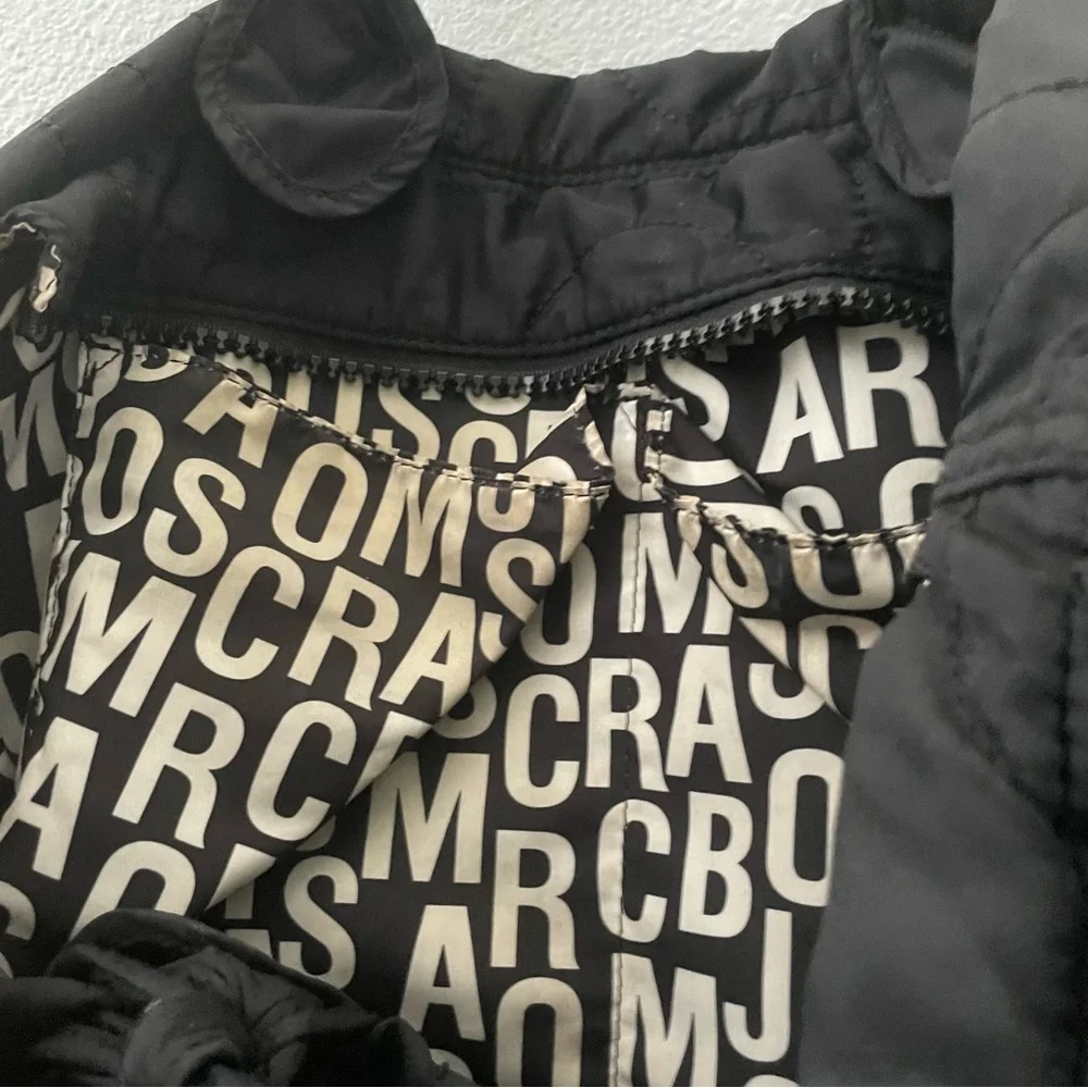 Marc Jacobs black nylon Eliza diaper bag